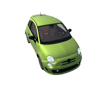 Car With Interior 29_Green